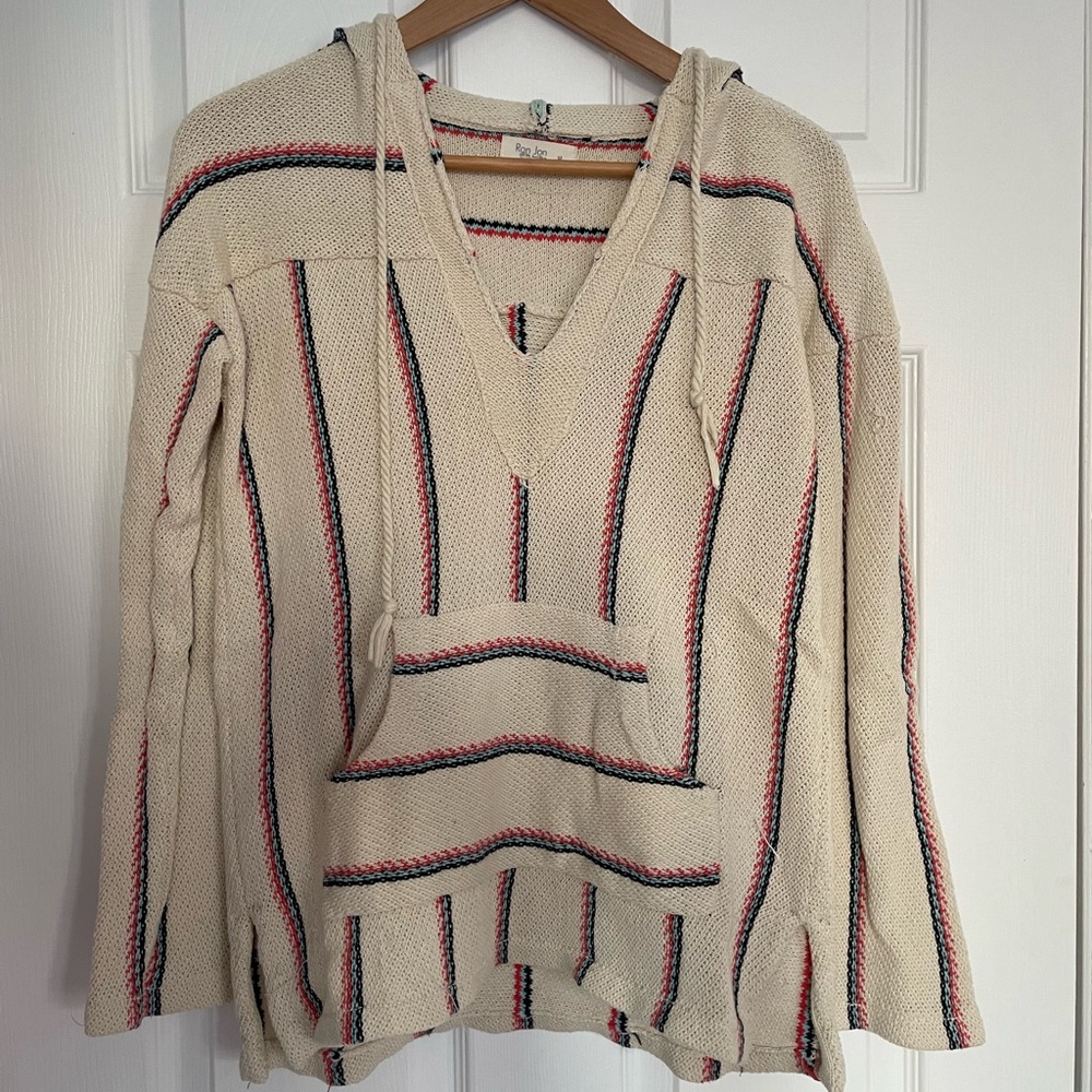 Ron Jon Surf Shop Multicolour Cream Sweater